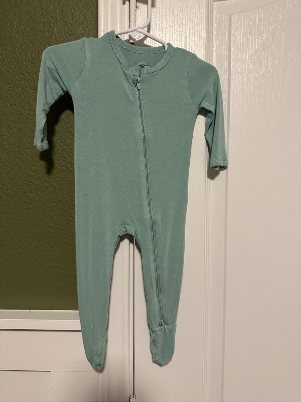 Kyte BABY Sage Green Footed One-Piece Pajama